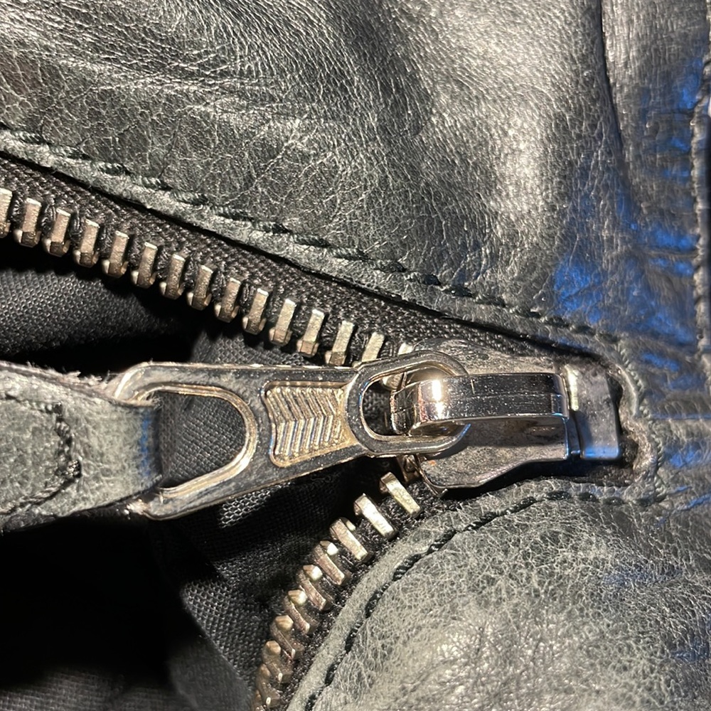 Beautiful leather gray Balenciaga Giant City bag/tote. Like motorcycle bag - Picture 13 of 16